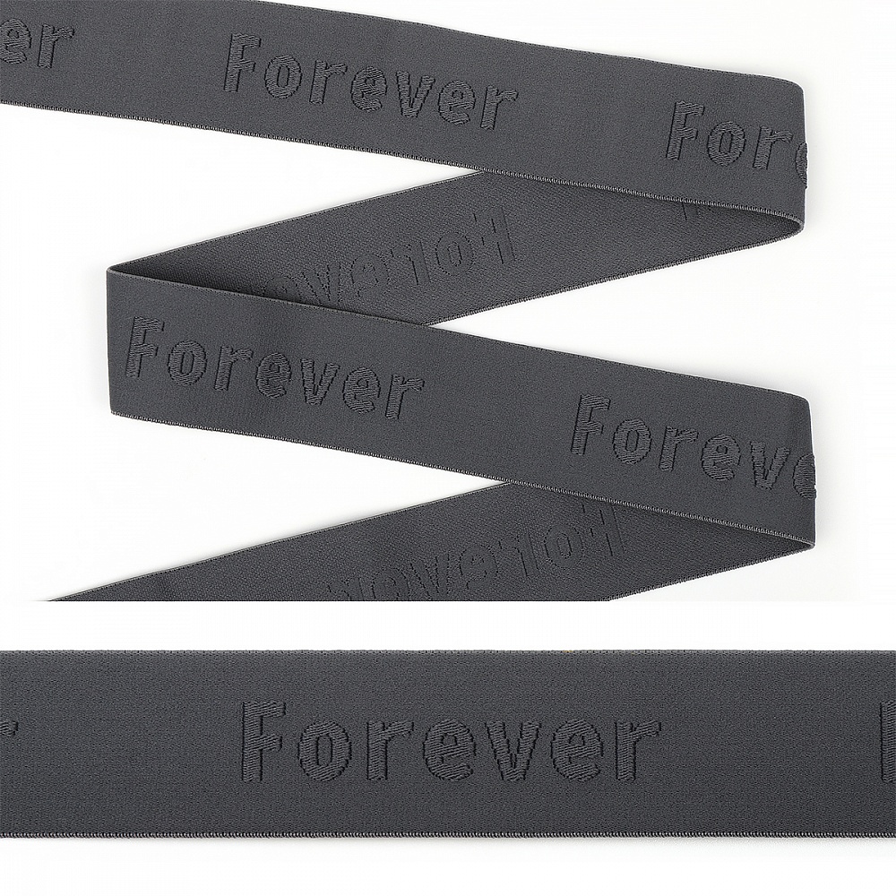 

Резинка для мужских трусов и боксеров с надписью FOREVER 35мм уп.25м, Черный, с надписью Forever 35 мм, 25 м