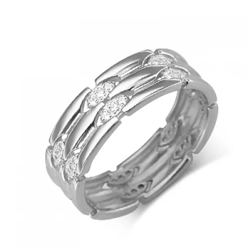 

Кольцо из золота р. 17,5 PLATINA jewelry 01-0681-00-101-1120-30, бриллиант, 01-0681-00-101-1120-30