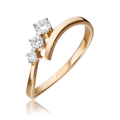 

Кольцо из красного золота с бриллиантом р. 16 PLATINA jewelry 01-0682-00-101-1110-30, 01-0682-00-101-1110-30