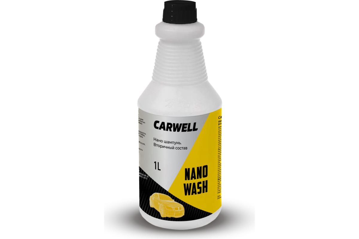 Шампунь С Полиролью 1Л Nano Wash Carwell Carwell C123