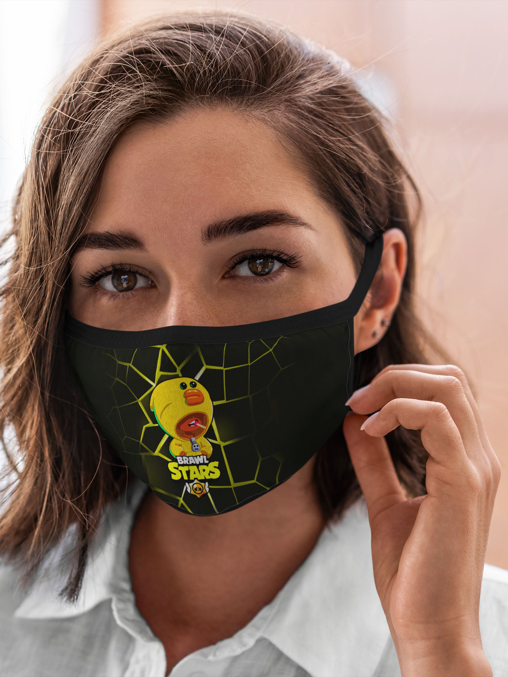 

Многоразовая маска унисекс Burnettie Brawl Stars Sally Leon, Разноцветный, Brawl Stars Sally Leon