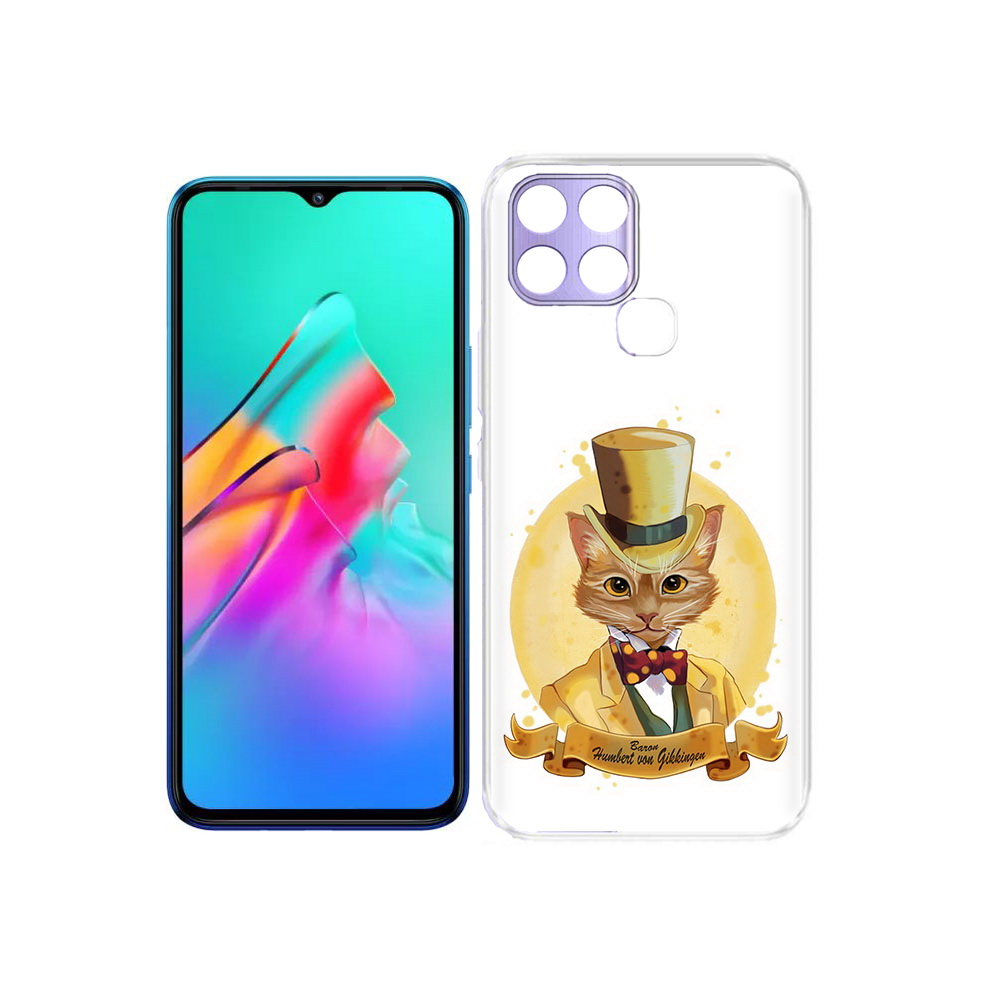 

Чехол MyPads Tocco для Infinix Smart 6 кот юрист, Прозрачный, Tocco