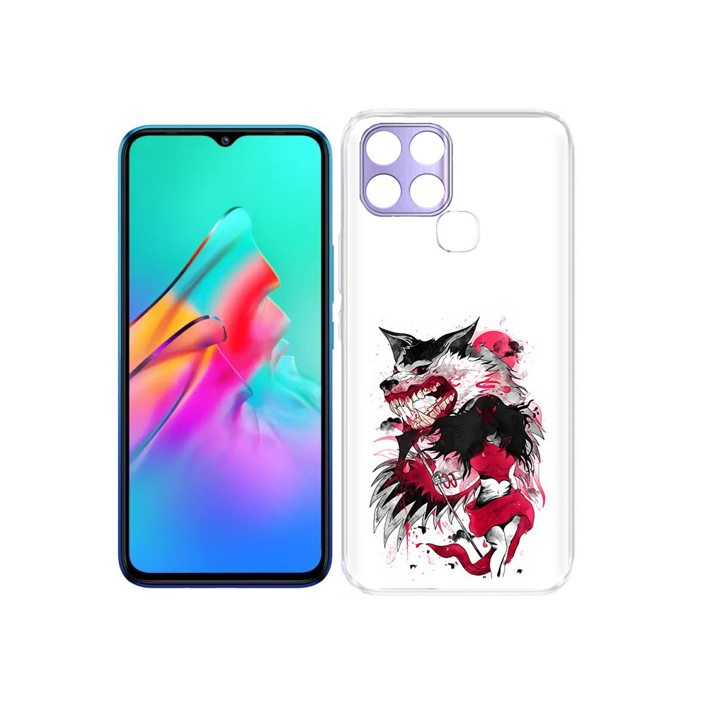 

Чехол MyPads Tocco для Infinix Smart 6 красная шапочка, Прозрачный, Tocco