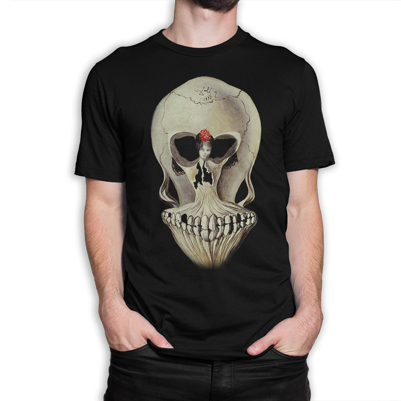 

Футболка мужская Dream Shirts Сальвадор Дали черная S, Черный, Сальвадор Дали