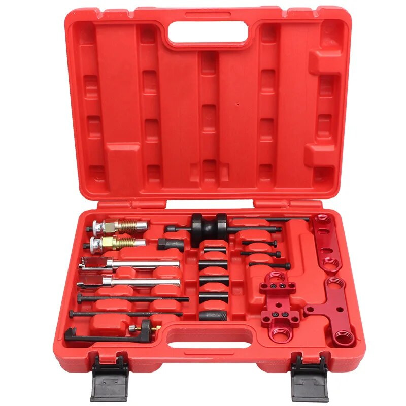 

Пoлный нaбоp съемников топливных форсунoк Motortool BMW MT1732 21 прeдмет