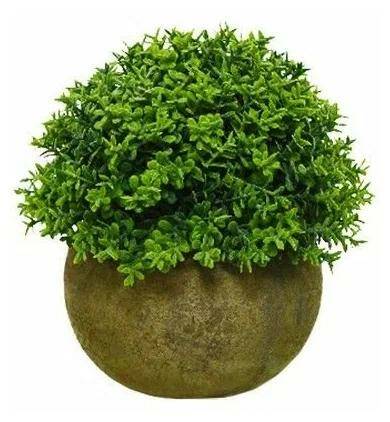 Искусственное растение в горшке BUSH BALL, пластик, зелёное, 12х13 см, Kaemingk