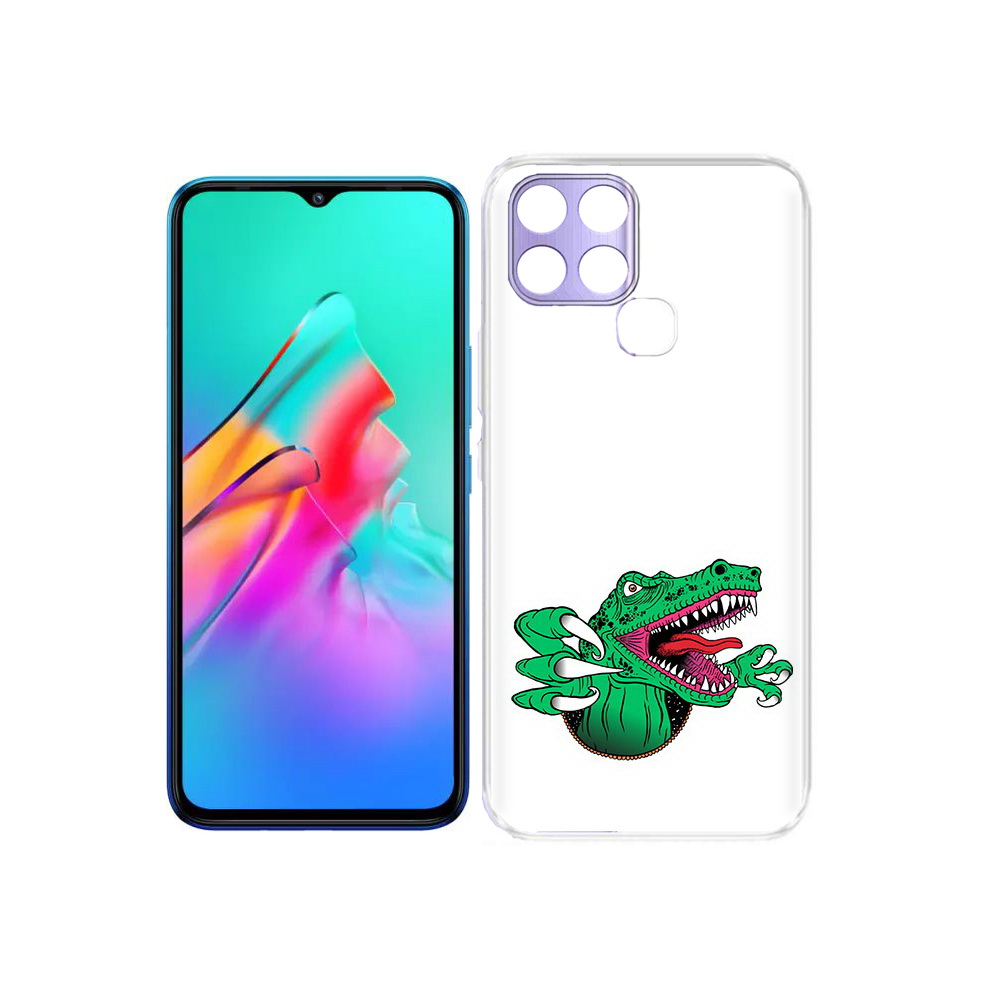 

Чехол MyPads Tocco для Infinix Smart 6 крокодил, Прозрачный, Tocco