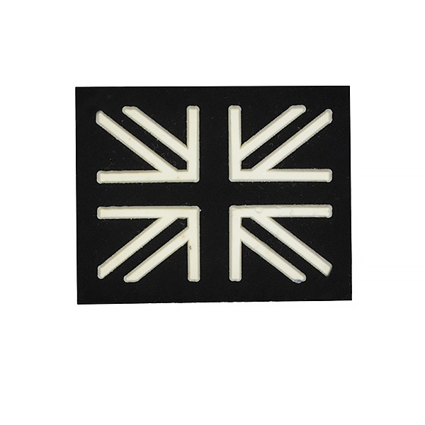 TBY Флаг, 3х2,5 см, черно-белая, 20 шт