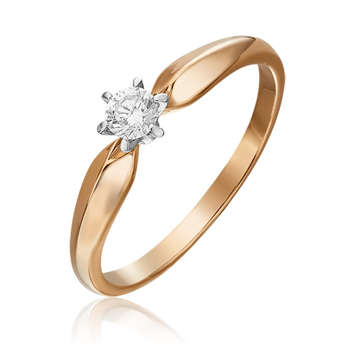 

Кольцо из золота р. 16,5 PLATINA jewelry 01-0845-00-101-1111-30, бриллиант, 01-0845-00-101-1111-30