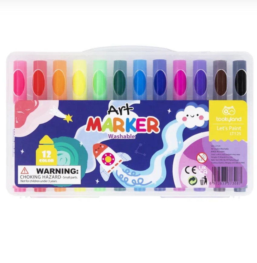 

Фломастеры Tooky Toy 12 шт LT125