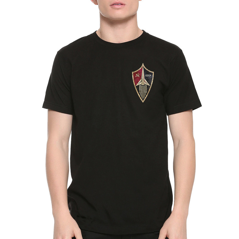 фото Футболка мужская логотип ссср 3 dream shirts черная s