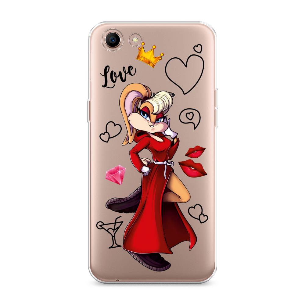 

Чехол для Oppo A83 "Rich Lola Bunny", Красный;бежевый;оранжевый, 250150-6