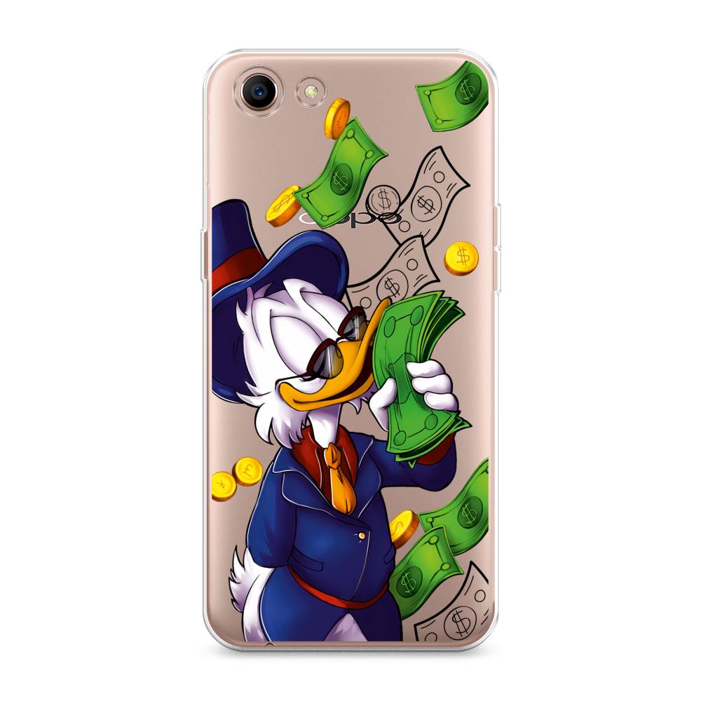 

Чехол для Oppo A83 "Scrooge McDuck with Money", Синий;зеленый;белый, 250150-6