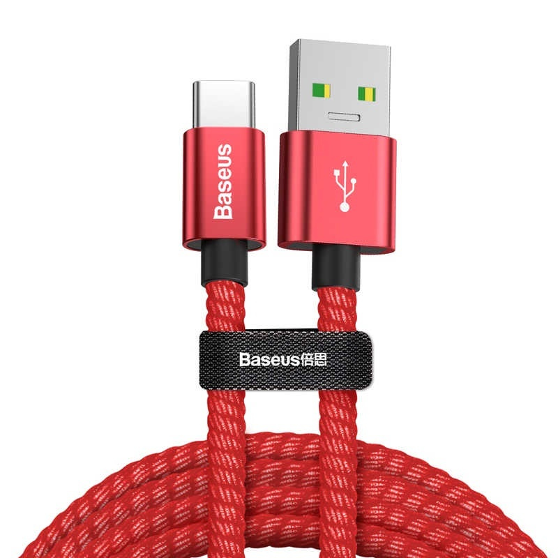 

Кабель Baseus USB - USB Type-C 1 м, красный (CATKC-A09)