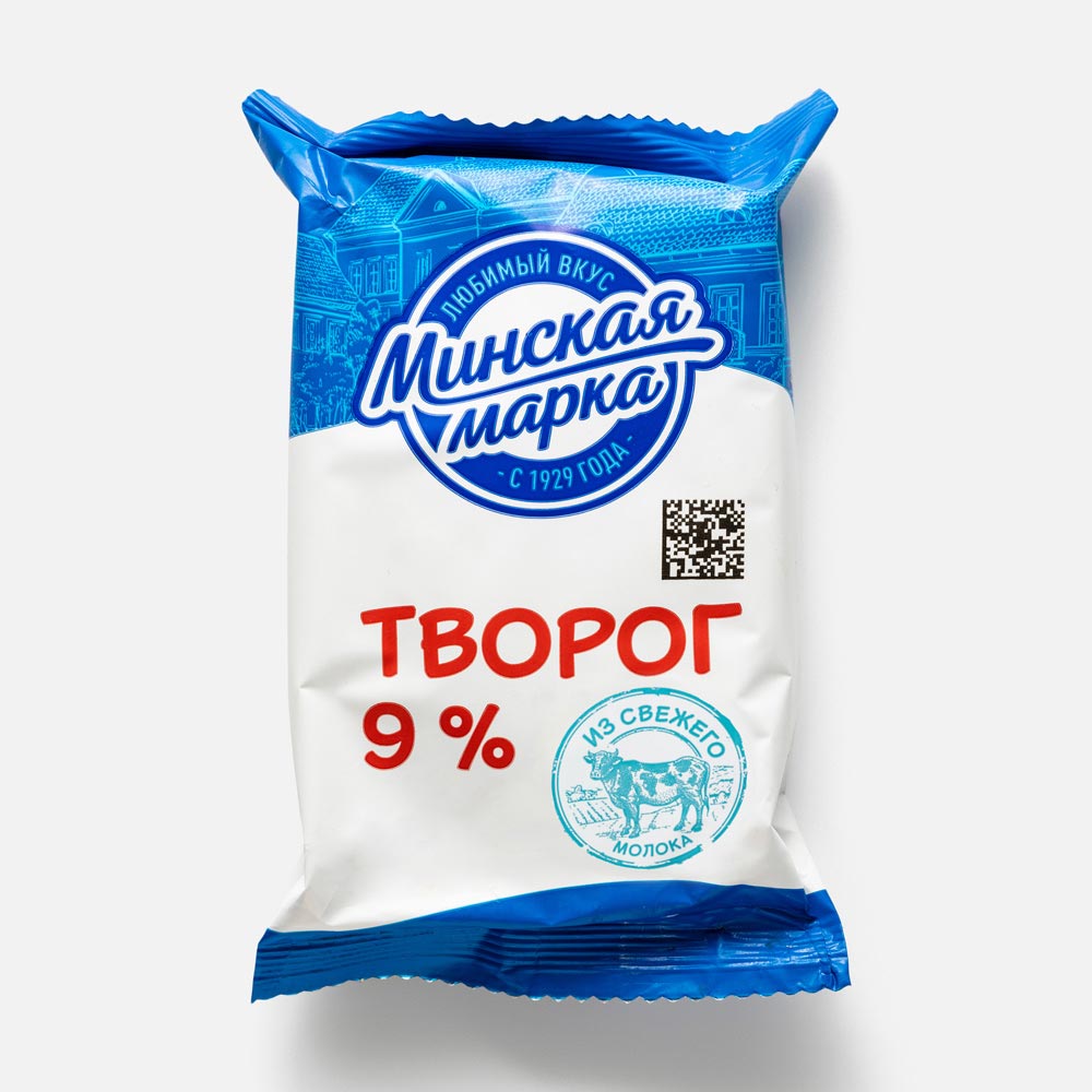 Творог рассыпчатый Минская марка 9% 180 г