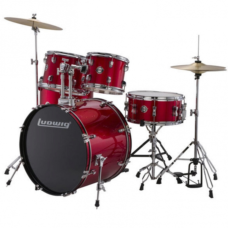 

Ludwig Lc170 Accent Cs Combo series Ударная установка, цвет красный