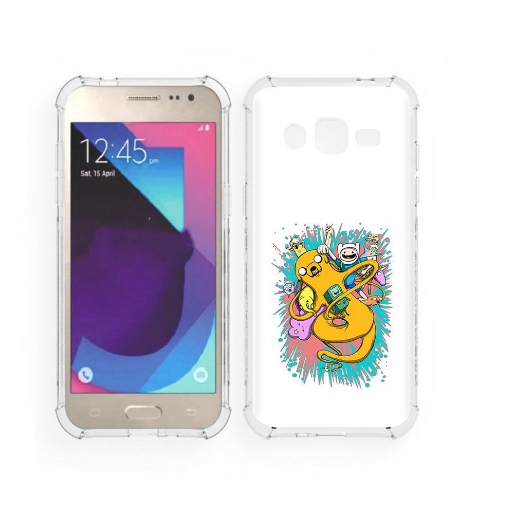 

Чехол MyPads Tocco для Samsung Galaxy J2 время приключений рисунок (PT226924.572.276), Прозрачный, Tocco