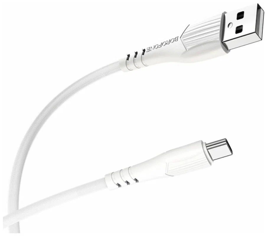 

Кабель Borofone BX37 USB - Type-C 3A, 1 м, белый
