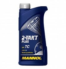 Масло Mannol мототехника 2T Takt Plus п/синтетическое 1 л