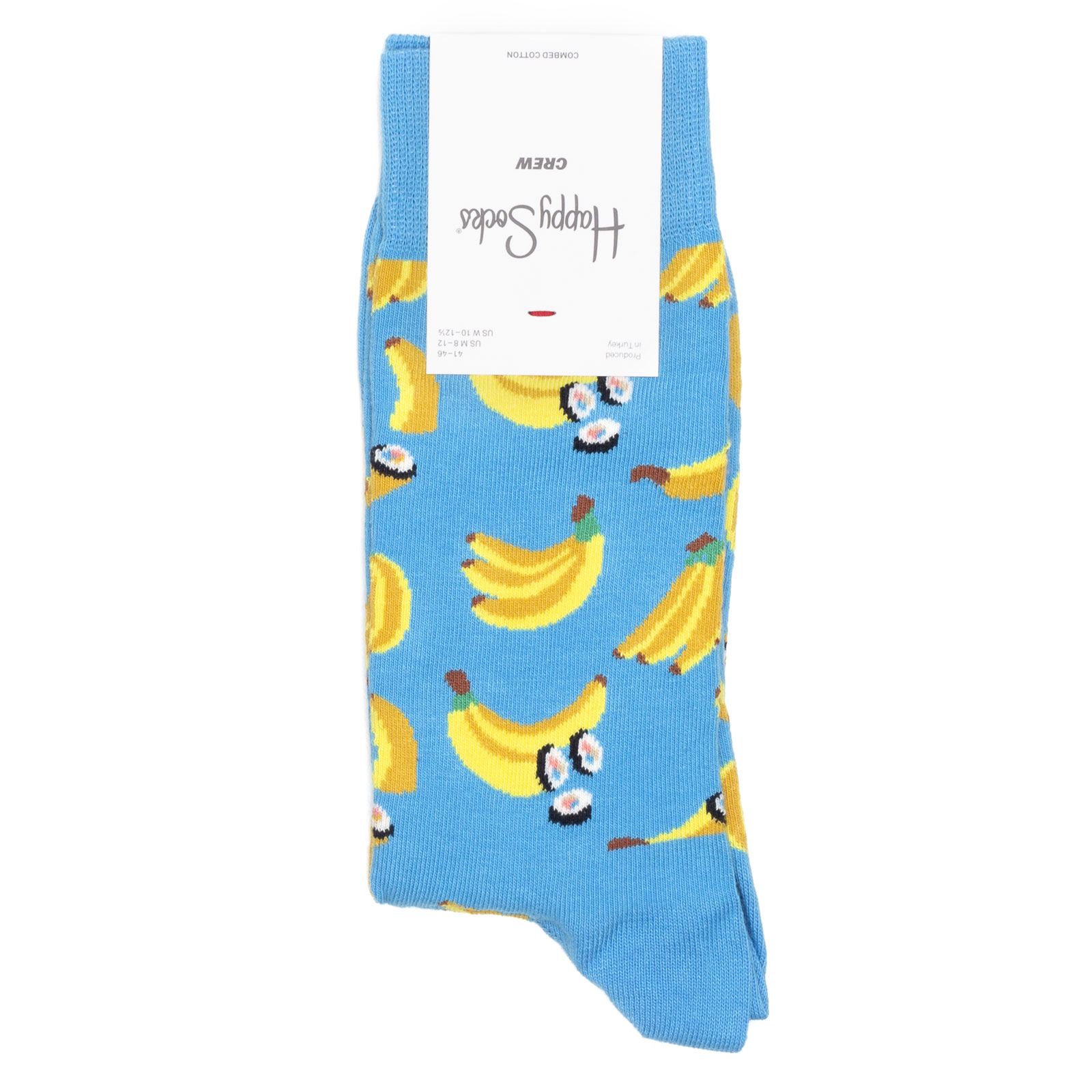 Носки унисекс Happy Socks Happy-Socks-Banana-Sushi разноцветные 36-40