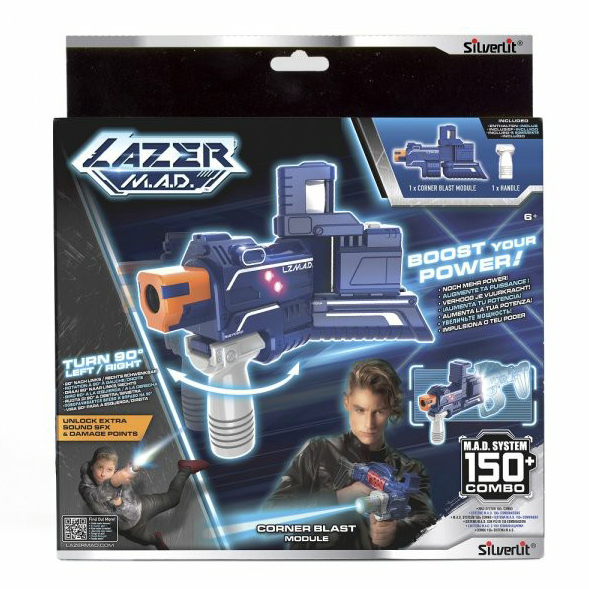

Бластер Модуль стрельбы из-за угла Lazer Mad Silverlit(игрушка), Синий