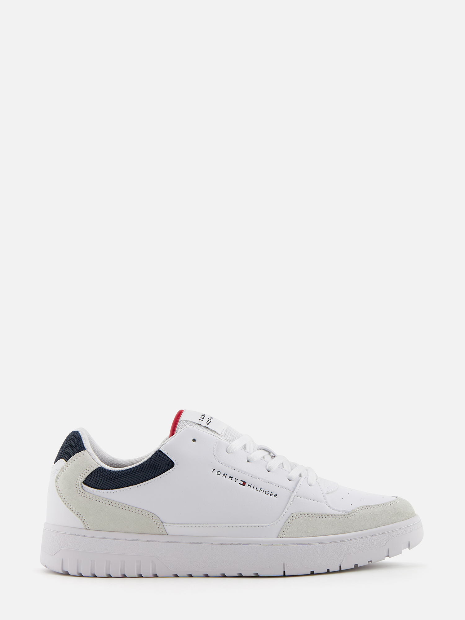 

Кеды мужские Tommy Hilfiger FM0FM05058 белые 44 EU, Белый, FM0FM05058