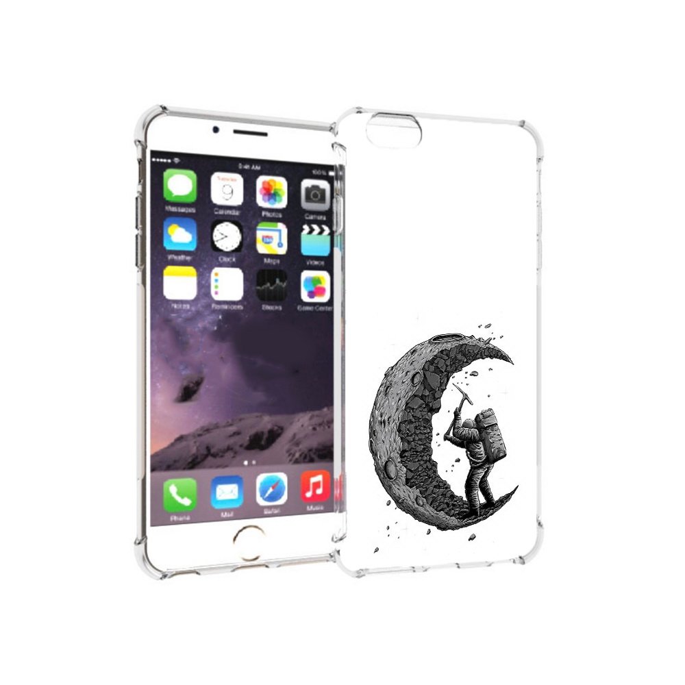 

Чехол MyPads Tocco для Apple iPhone 6 Plus камненная луна, Прозрачный, Tocco