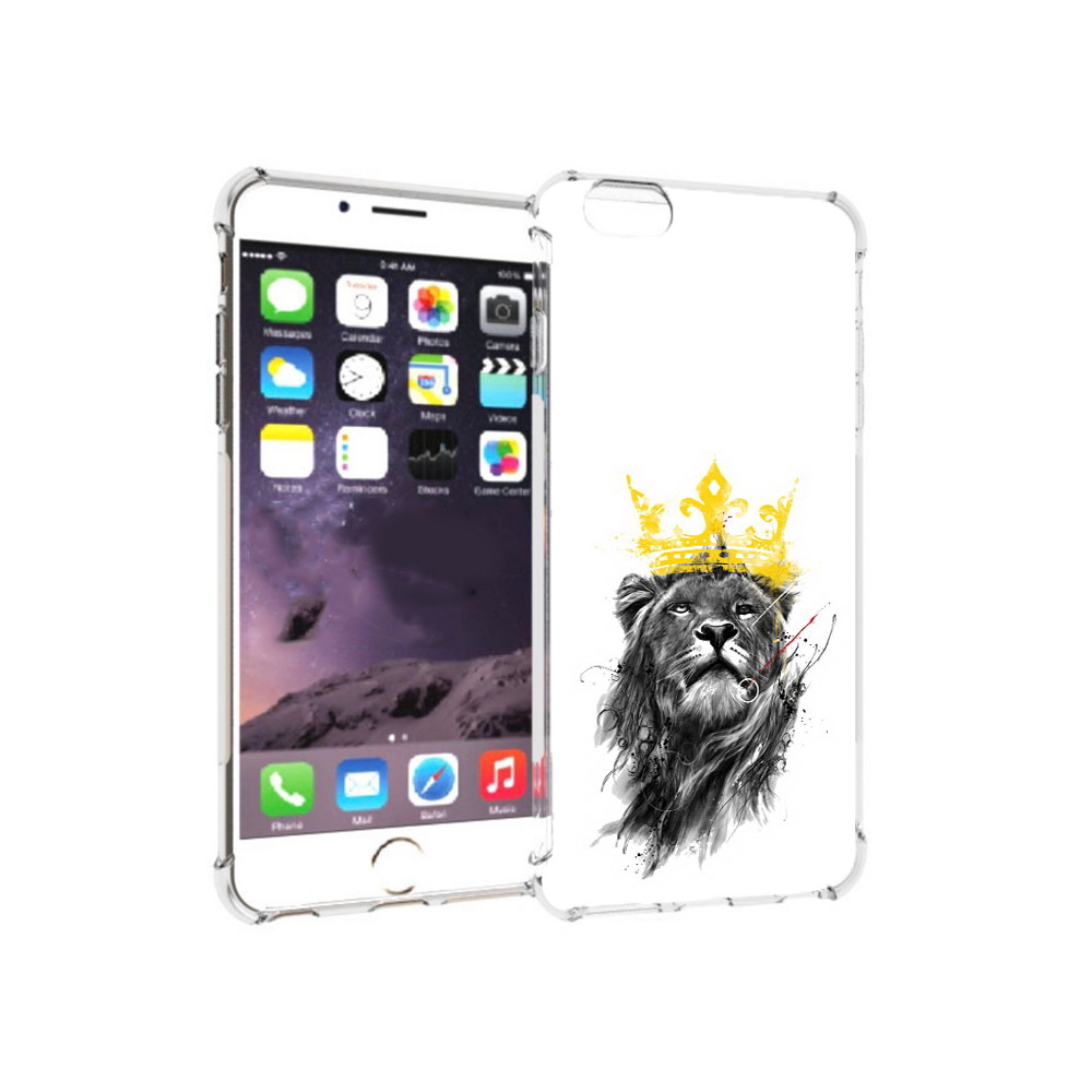 

Чехол MyPads Tocco для Apple iPhone 6 Plus король-лев, Прозрачный, Tocco