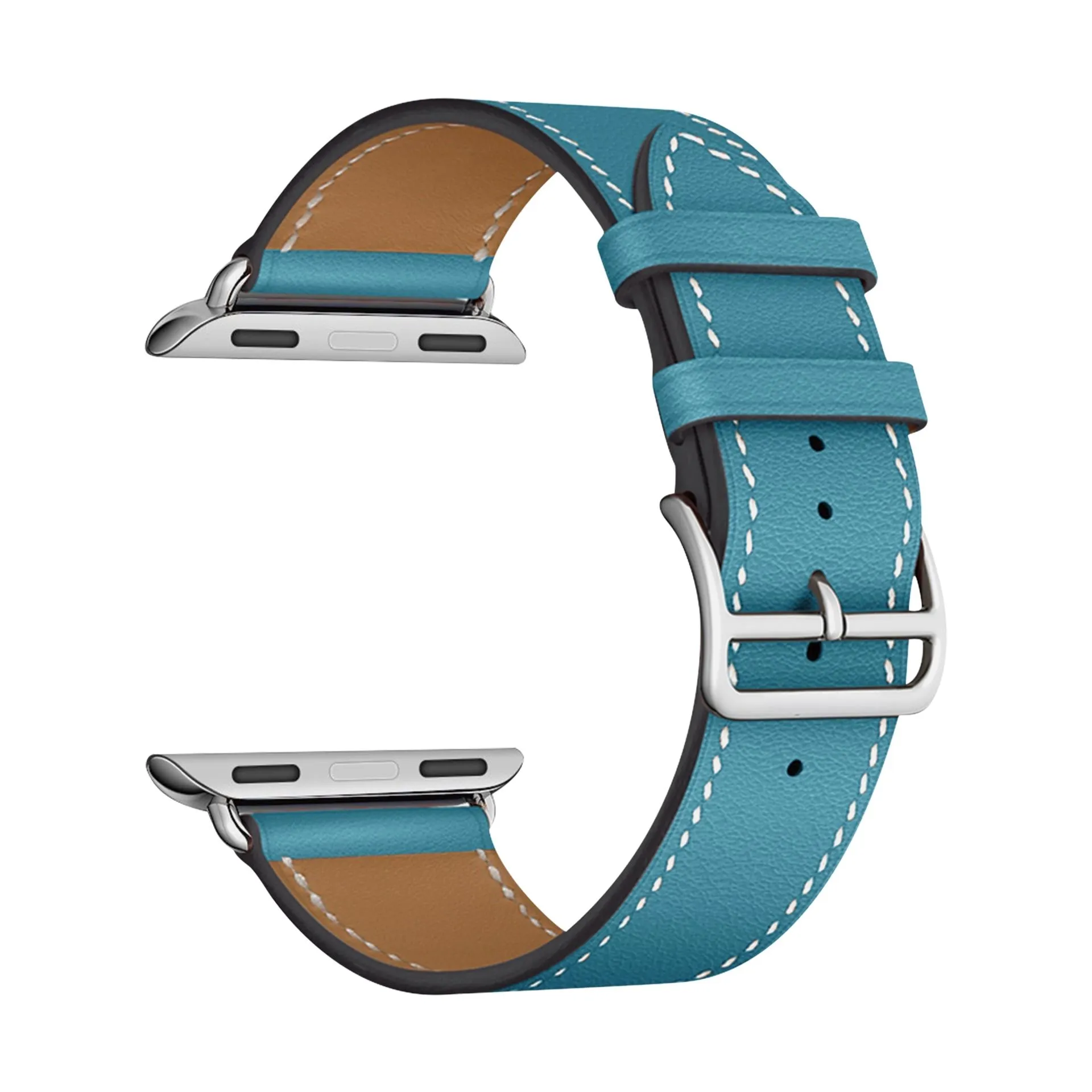 

Ремешок из экокожи для Apple Watch 42/44 mm (Синий), Apple Watch 40/42 mm
