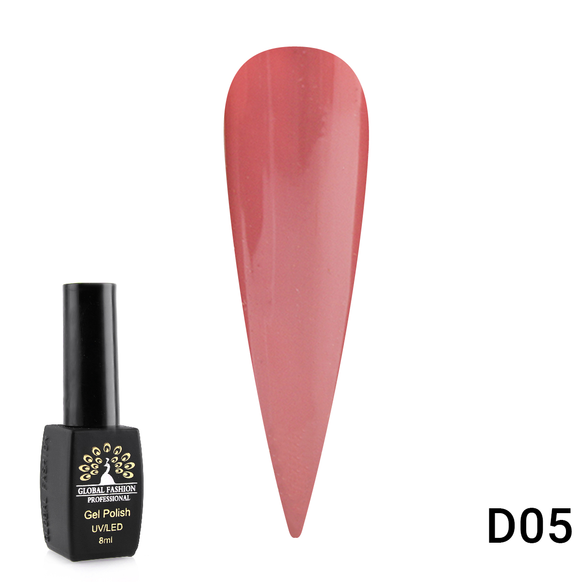 фото Гель-лак global fashion black elite серии d d05