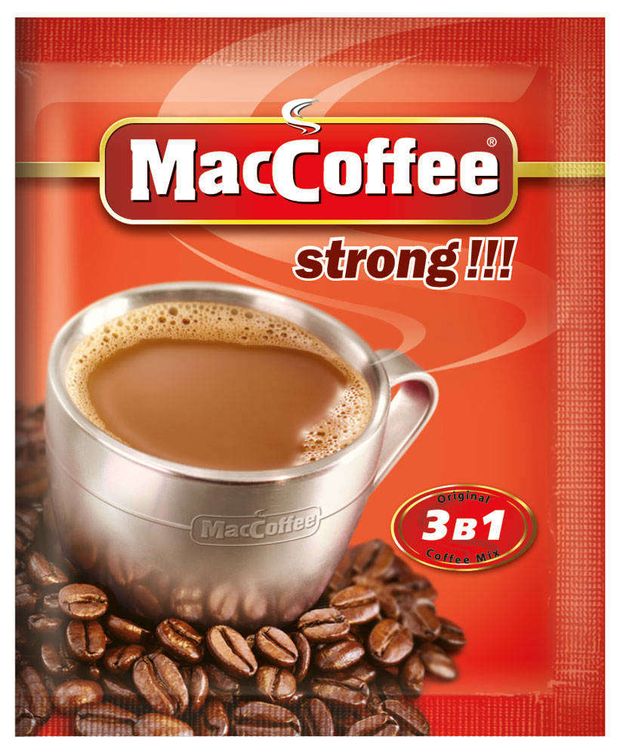 Кофейный напиток растворимый MacCoffee Strong 3в1 16 г