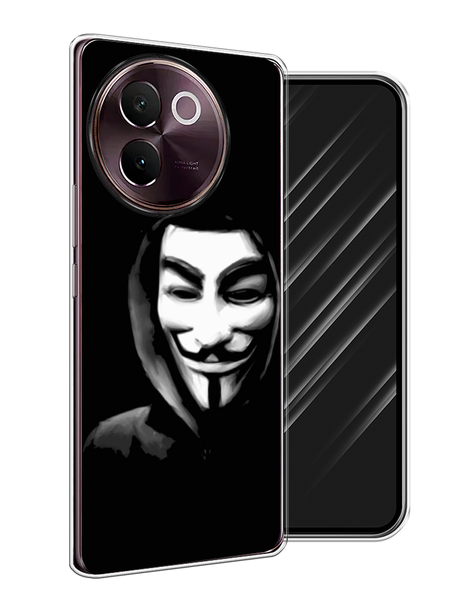 

Чехол Awog на Vivo V30e "Анонимус", Черный;серый;белый, 2610550-1