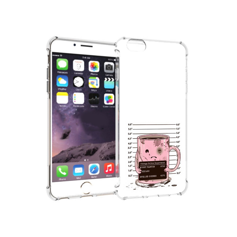 

Чехол MyPads Tocco для Apple iPhone 6 Plus кружка, Прозрачный, Tocco