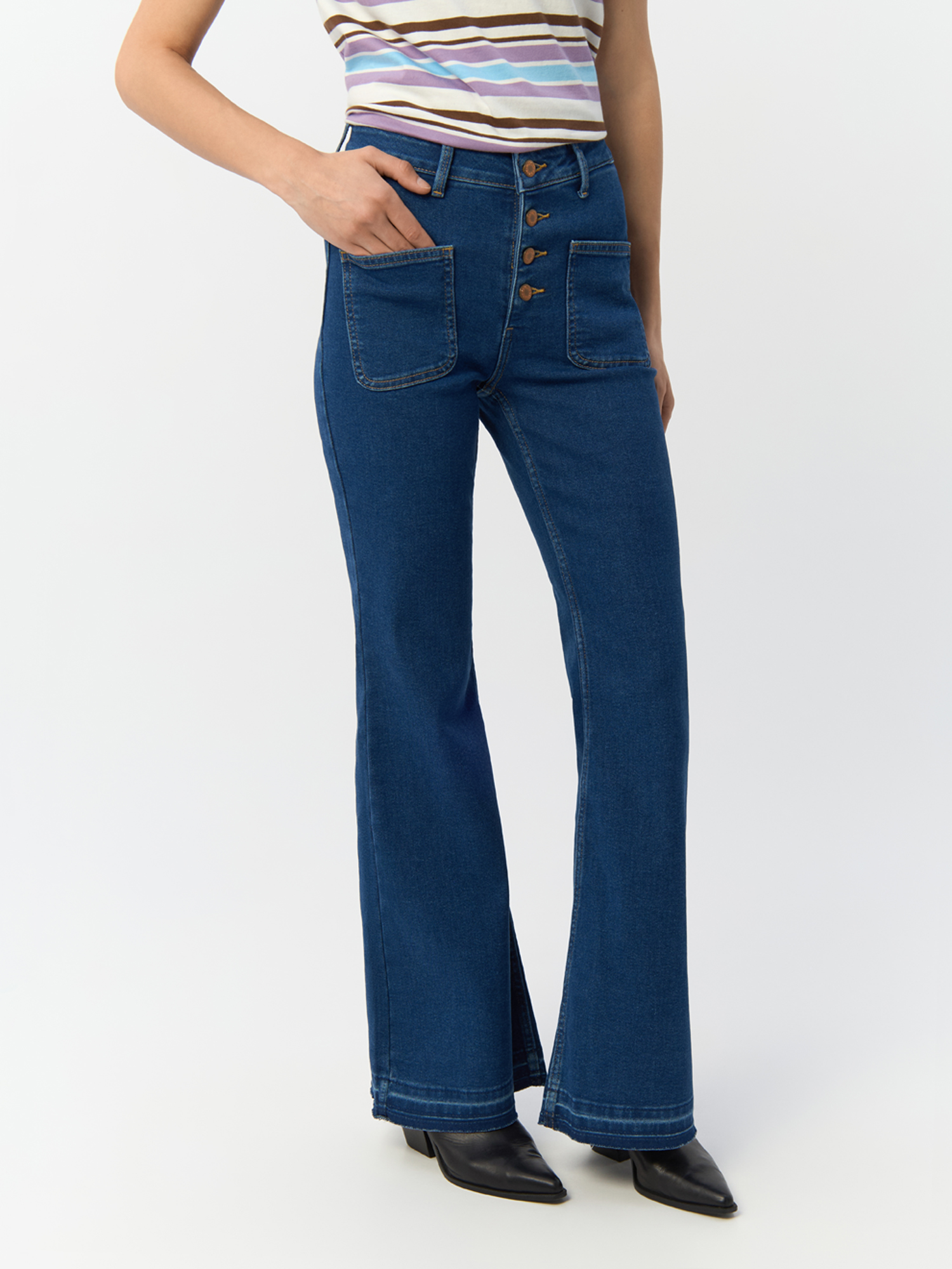 

Джинсы женские Wrangler 112334369 синие 29/32, Синий, 112334369