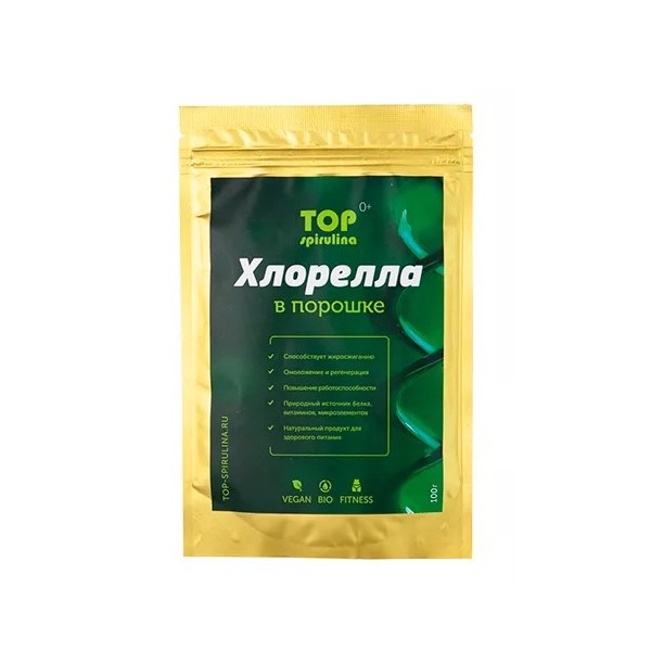 Хлорелла Top Spirulina порошок