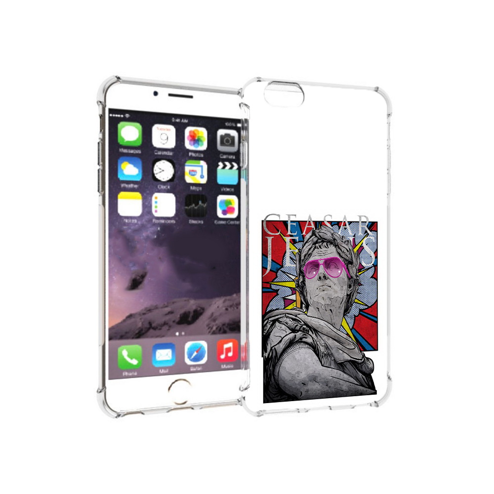 

Чехол MyPads Tocco для Apple iPhone 6 Plus крутая статуя свободы, Прозрачный, Tocco