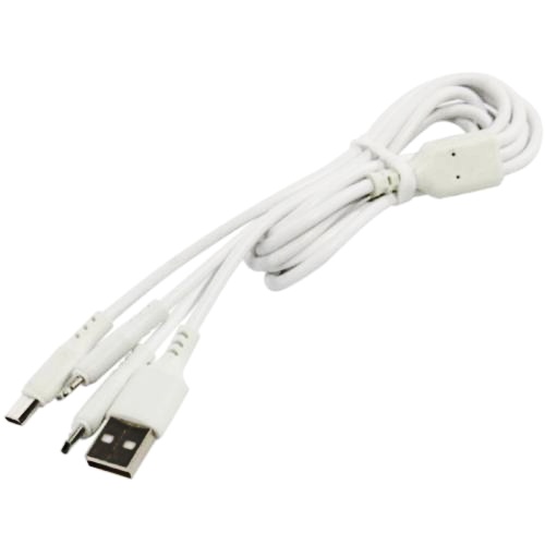 Кабель lightning/type-c/micro - usb KS-IS 1.2 м белый