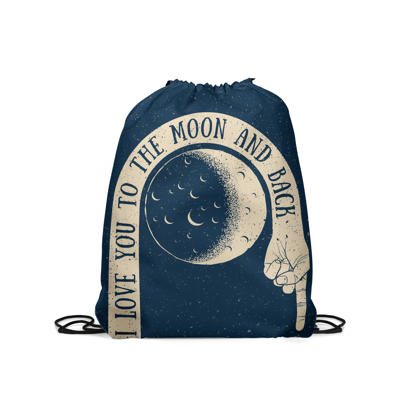 

Мешок для обуви унисекс Gorolla DrawstringBackpack 2109 темно-синий, 42х35 см, DrawstringBackpack 2109