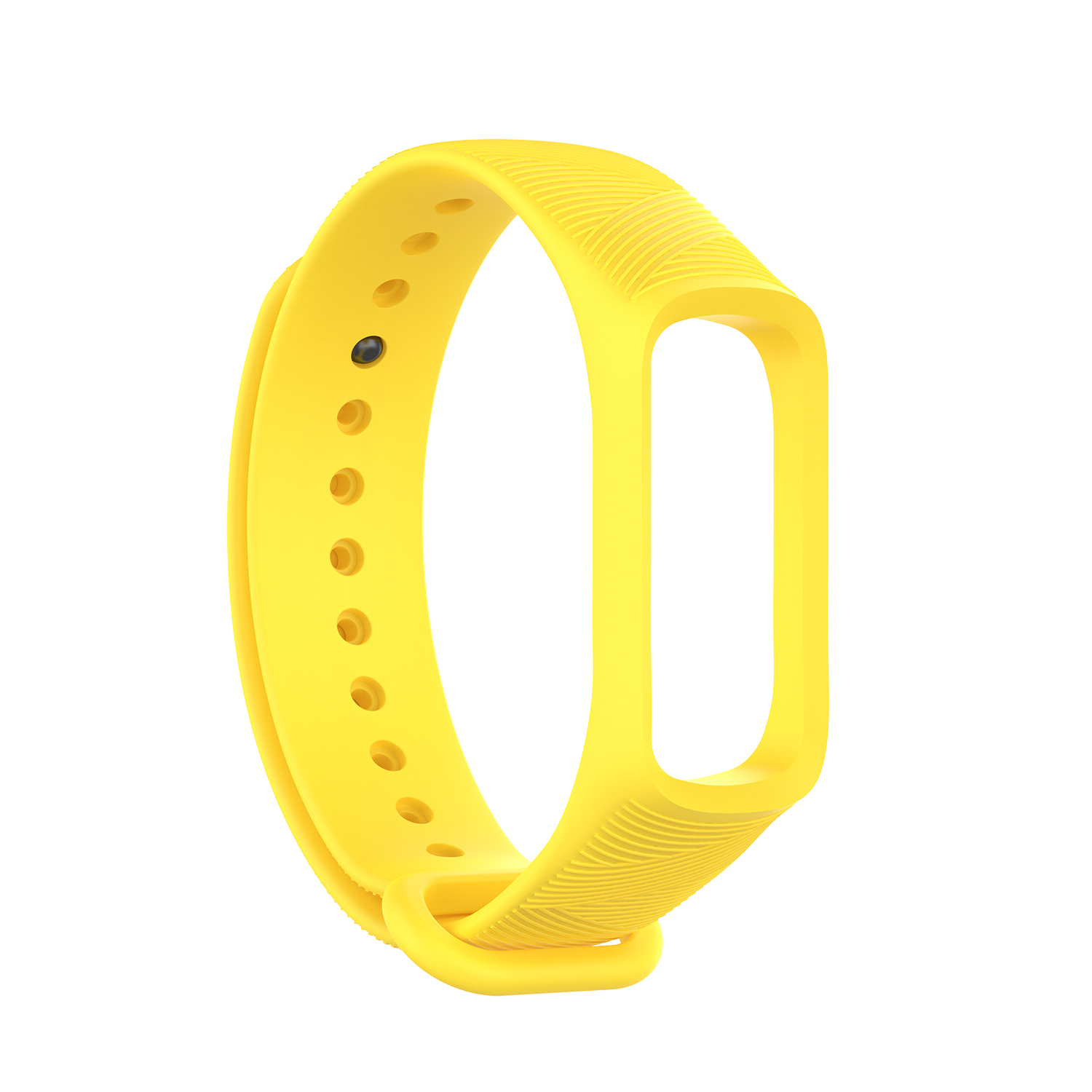 Силиконовый ремешок для Xiaomi Mi Band 5/6 Yellow