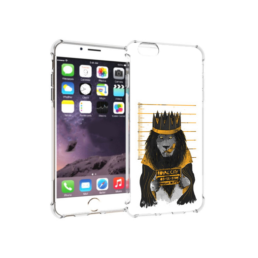 

Чехол MyPads Tocco для Apple iPhone 6 Plus лев в законе, Прозрачный, Tocco