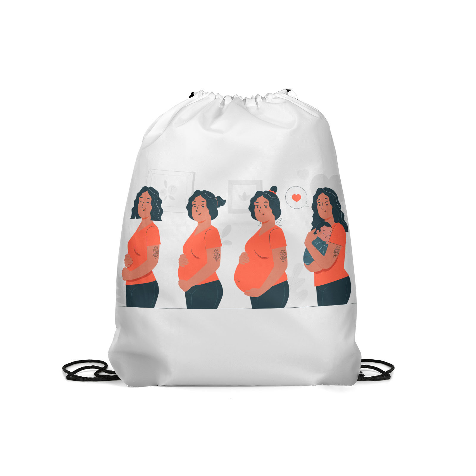 

Мешок для обуви унисекс Gorolla DrawstringBackpack 2340 белый, 42х35 см, DrawstringBackpack 2340
