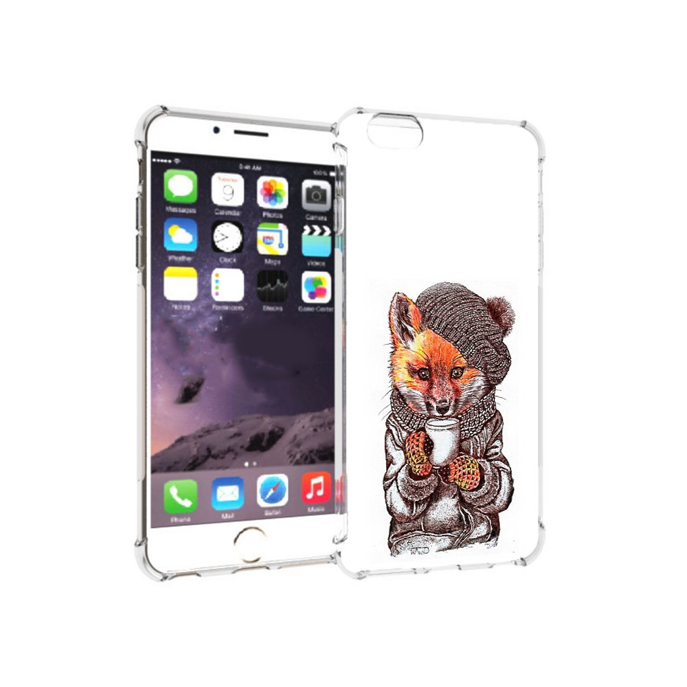 

Чехол MyPads Tocco для Apple iPhone 6 Plus лиса в шапке, Tocco