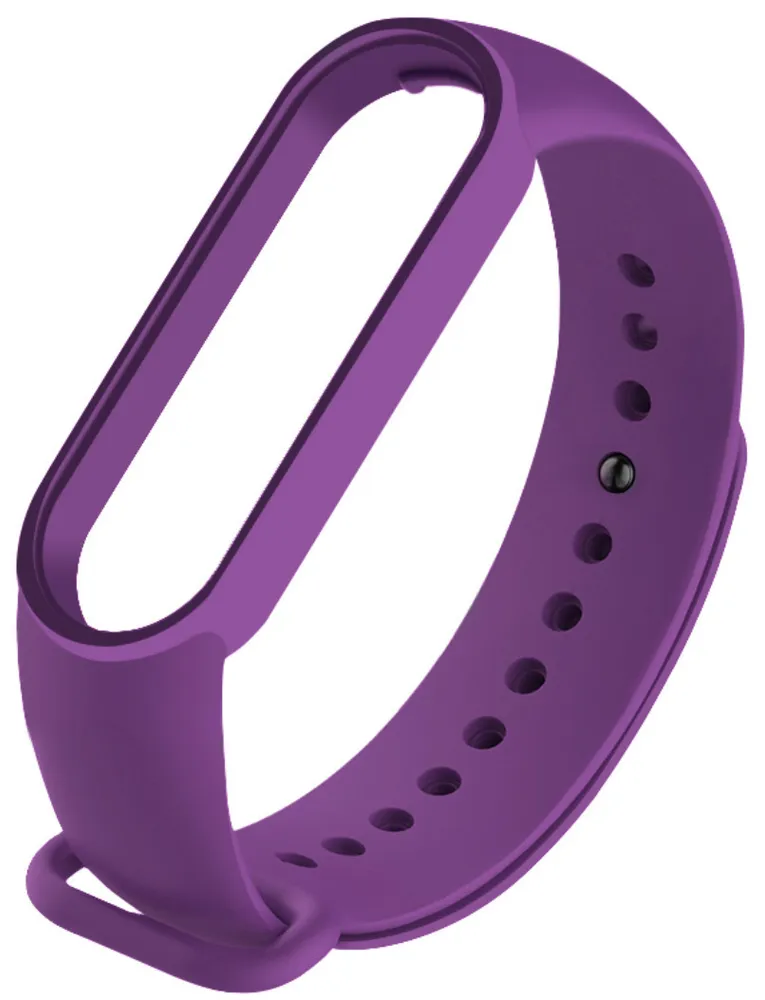 

Силиконовый ремешок для Xiaomi Mi Band 5/6 Purple, Фиолетовый, Сменный силиконовый ремешок для Xiaomi Mi Band 5