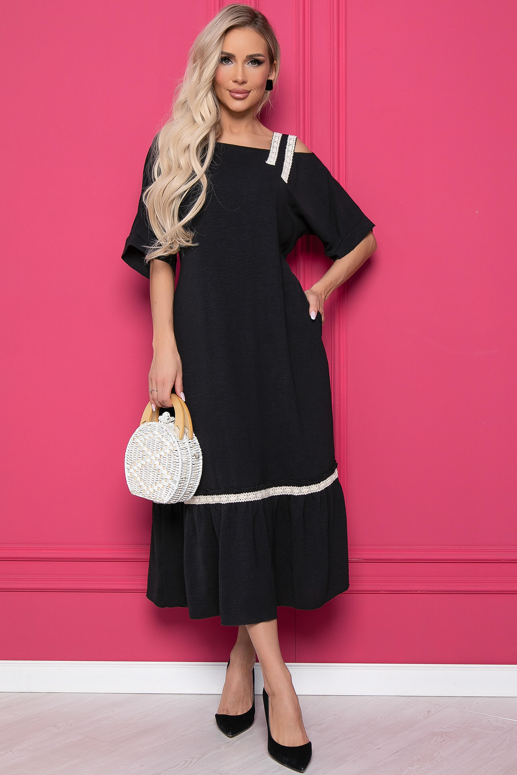 

Платье женское LT Collection Хит лета черное 48 RU, Черный, Хит лета