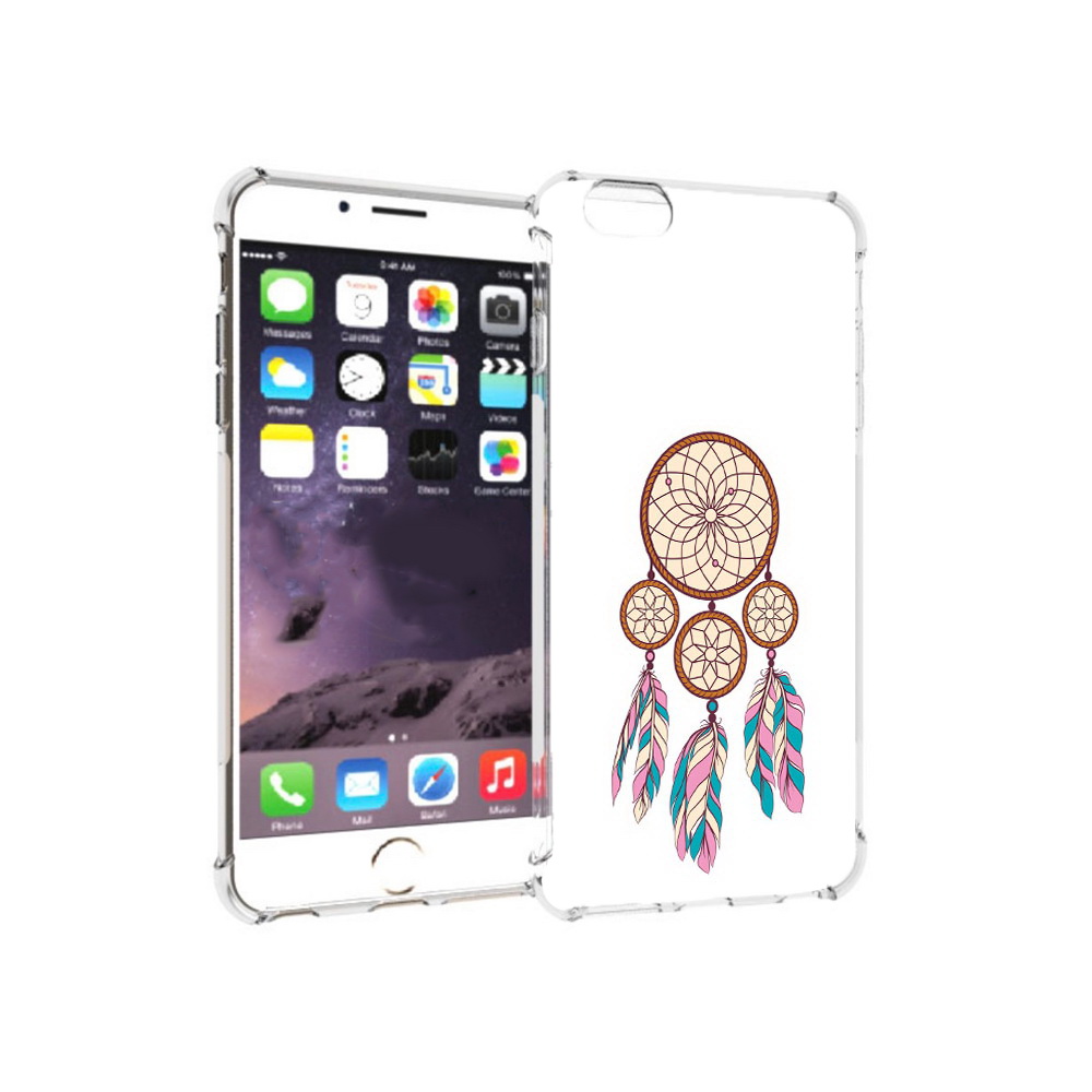 

Чехол MyPads Tocco для Apple iPhone 6 Plus ловец снов бежевый, Прозрачный, Tocco