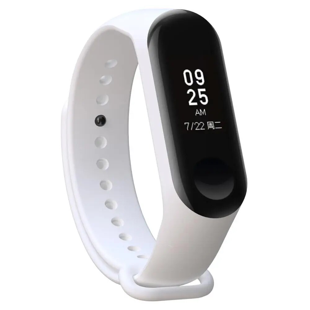 

Сменный силиконовый ремешок для Xiaomi Mi Band 3/4 White, Белый, Сменный силиконовый ремешок для Xiaomi Mi Band 3/4