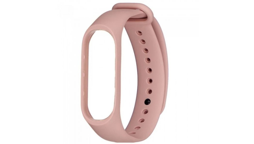 Сменный силиконовый ремешок для Xiaomi Mi Band 3/4 Pink Sand