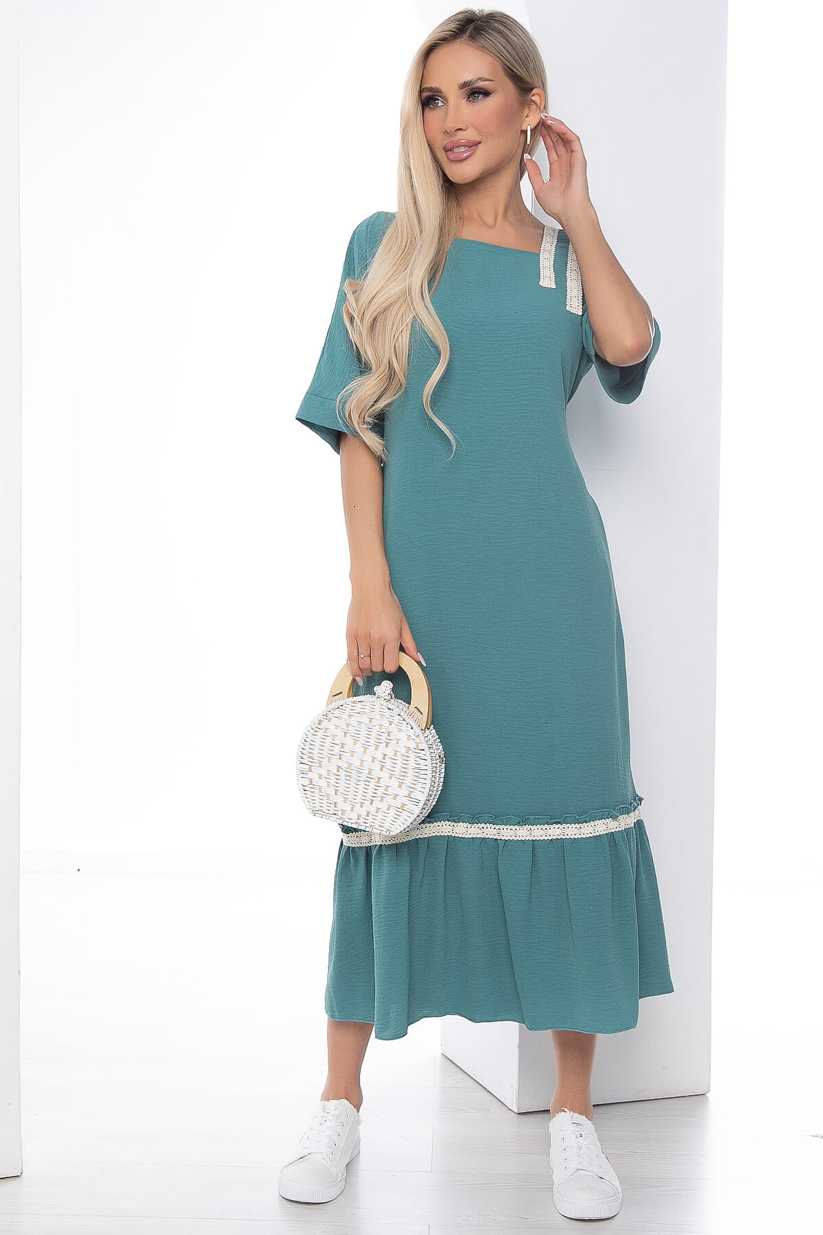 

Платье женское LT Collection Хит лета зеленое 50 RU, Зеленый, Хит лета