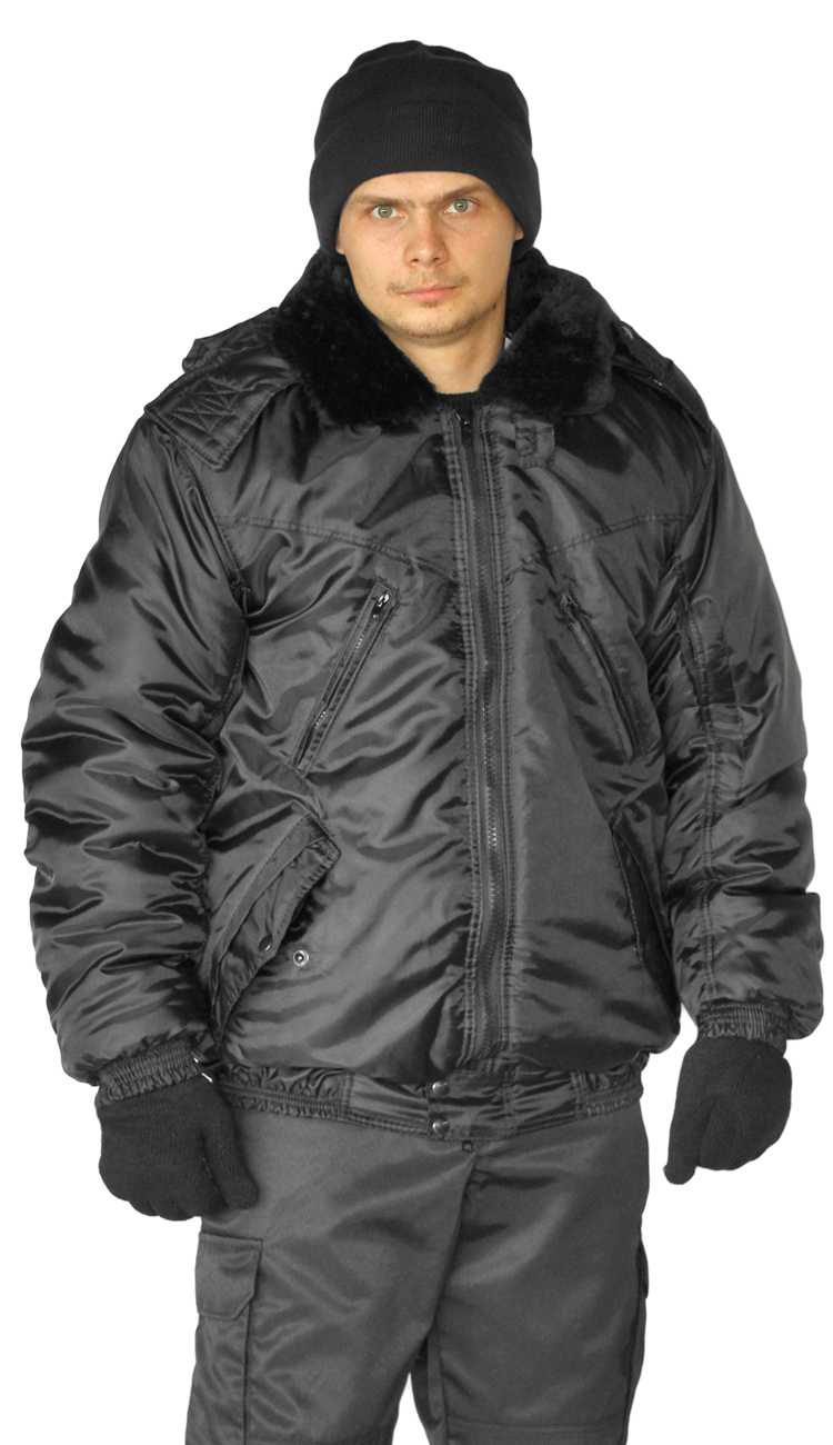 Куртка рабочая мужская Ursus КУР617-280 черный 60-62 RU, 182-188 см
