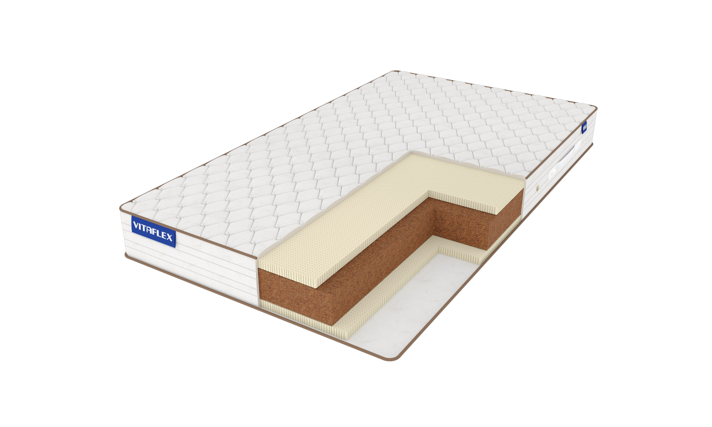 

Матрас Vitaflex Easy-Hard Mix Strong 180х200, Белый, Easy-Hard Mix Strong